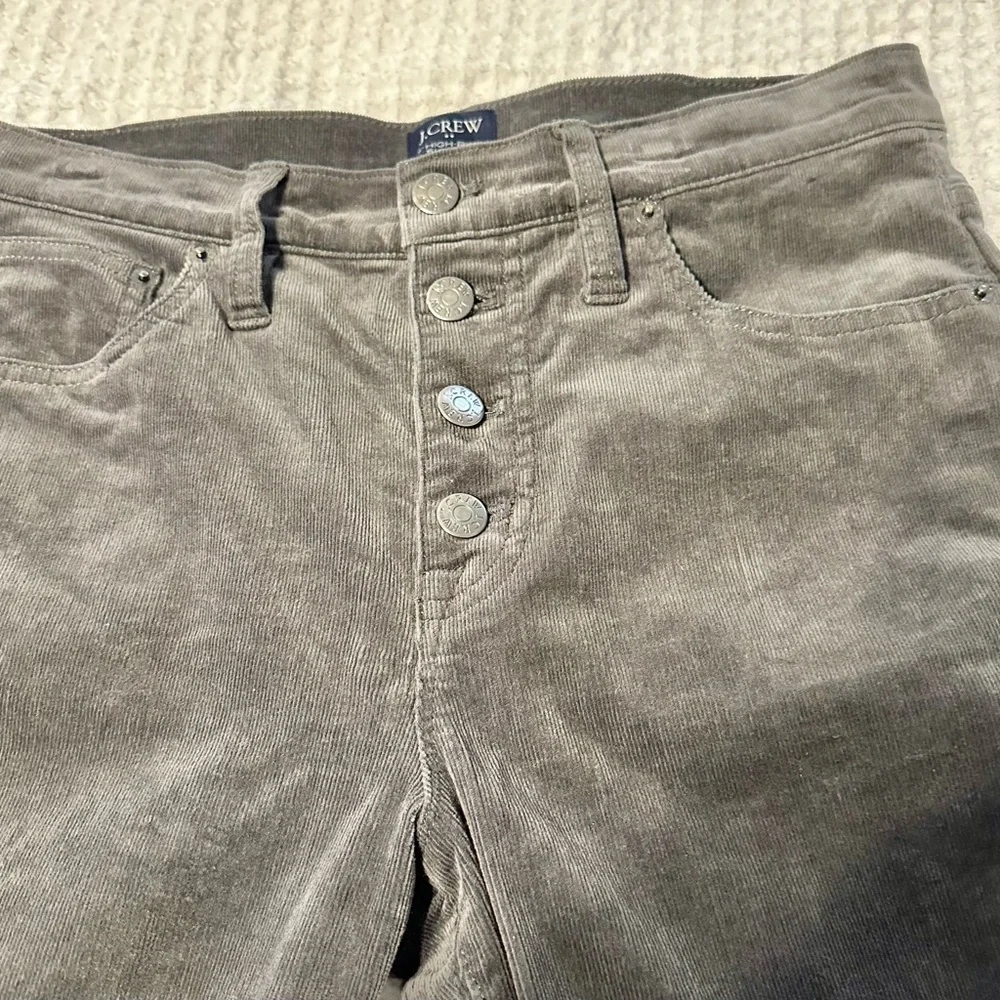J Crew Jeans Womens 29P Grey Corduroy 9